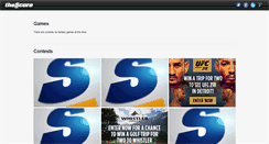 Desktop Screenshot of contests.thescore.com